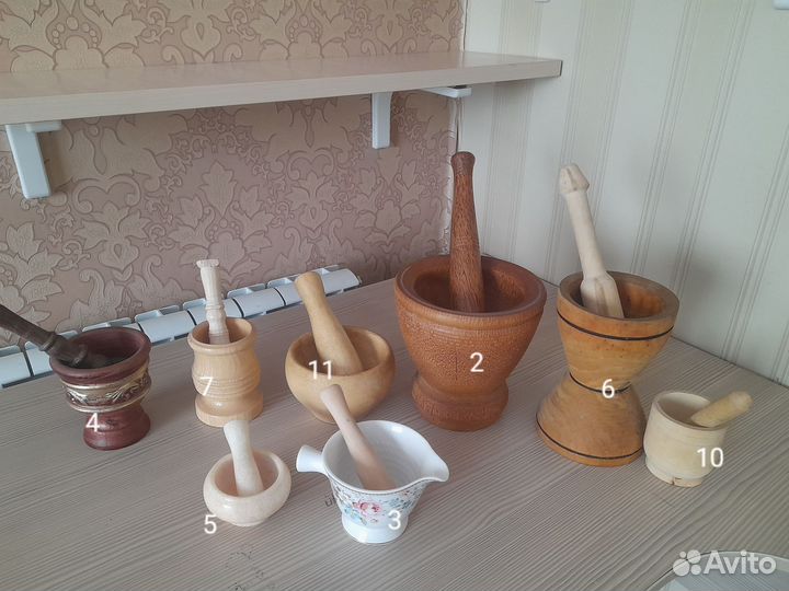 Коллекция ступок