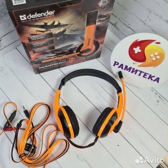 Defender Наушники игровые с микрофоном Warhead G-1