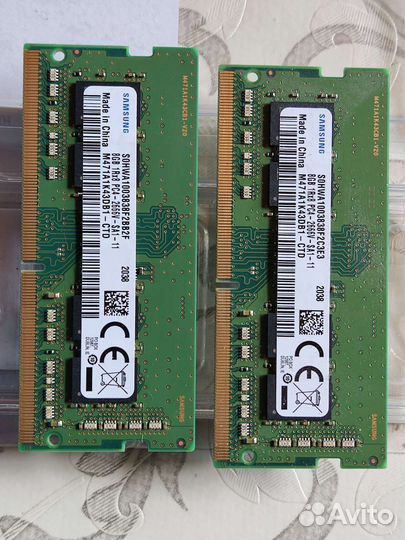 Оперативная память для ноутбука ddr4 8gb Samsung