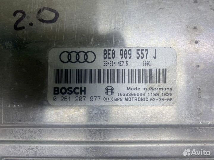 Блок управления двигателем Ауди А4 Б6 4081