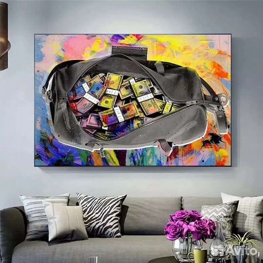 Мотивационные картины с деньгами