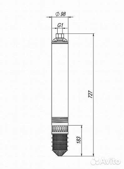Насос погружной джилекс водомет 55/50