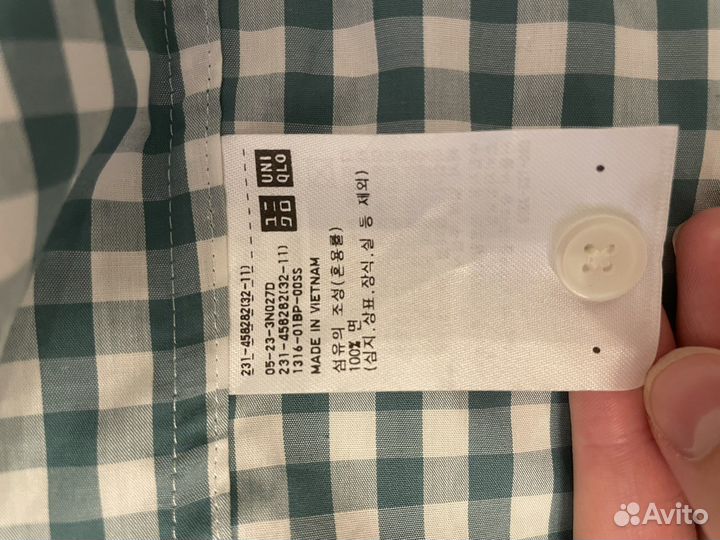 Рубашка uniqlo