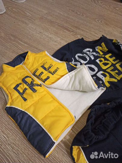 Костюм тройка с желетом, без начеса