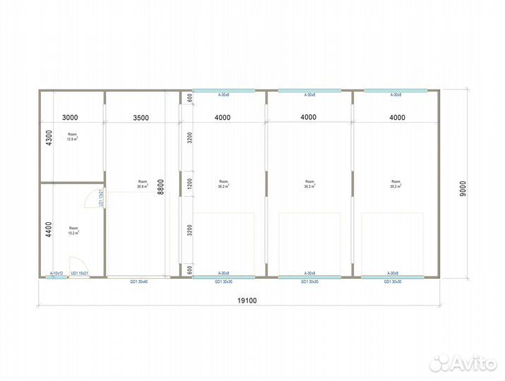 Лстк каркас сто на 4 поста от завода-изготовителя