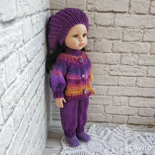 Вязаная одежда для кукол Паола Рейна