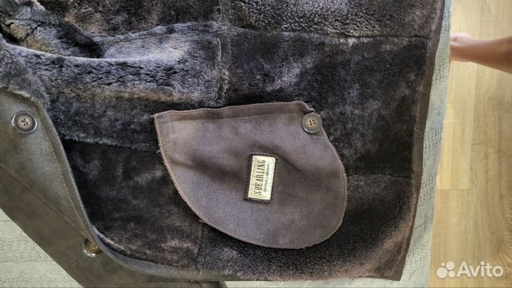 Кожаная дубленка мужская