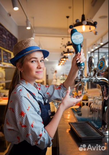 Официант без опыта работы