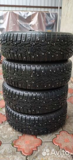 Шипованая резина на дисках р15