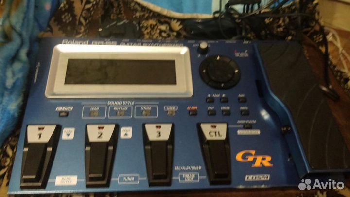 Гитарный Roland GR-55 с датчиком GK-3 и кабелем