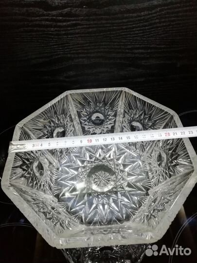 Ваза хрустальная СССР большая