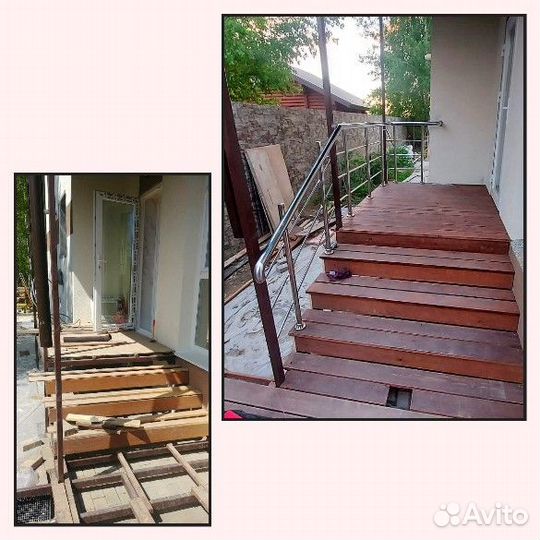 Перила поручни ограждение под ключ