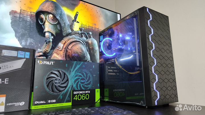 Игровой пк i5 12400F RTX4060 B760