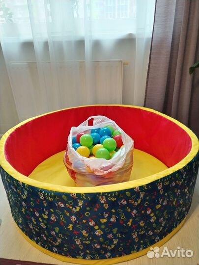 Бассейн с шариками 100 см