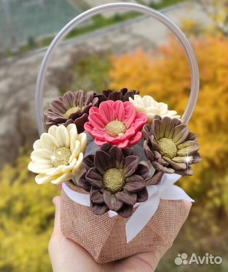 Шоколад Цветы Ручная Работа