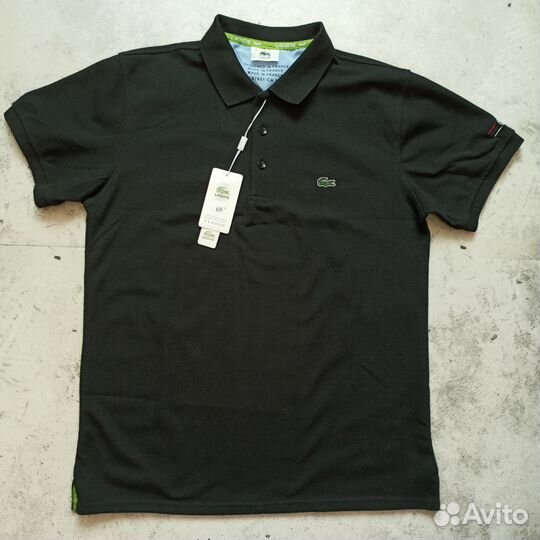 Поло Lacoste classic черная