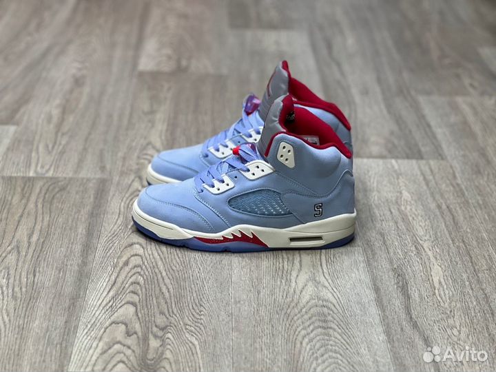 Кроссовки Air Jordan 5 Ice Blue (41-45)