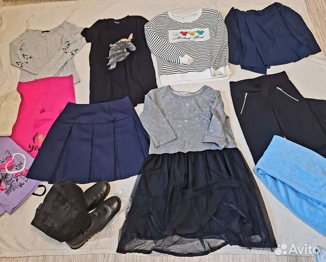 Вещи пакетом на девочку подростка