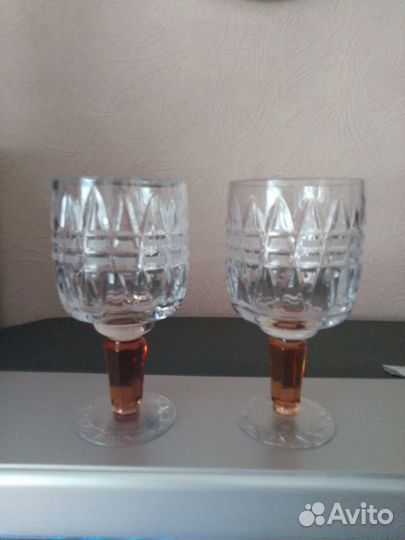 Хрустальные бокалы СССР олимпиада 80