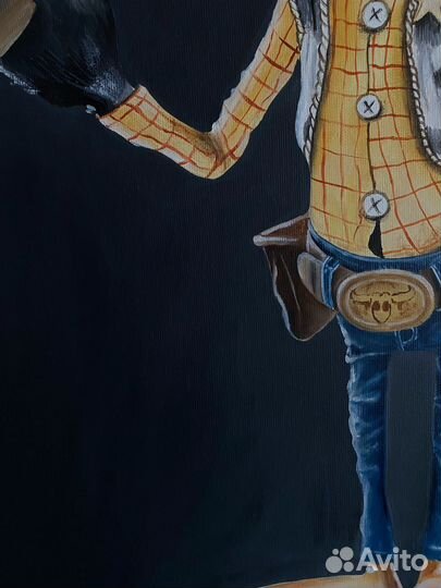 Даффи Дак. Картина масло