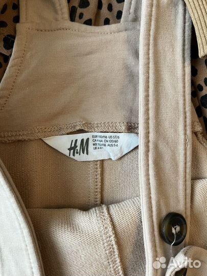 Комплект вещей на девочку 4-6 лет h&m