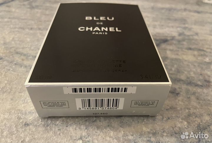 Коробка Bleu de Chanel Parfum