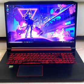 Игровой ноутбук Acer nitro 17.3 i5/Gtx1650/16/512