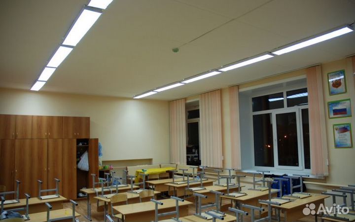 Светильники для школ