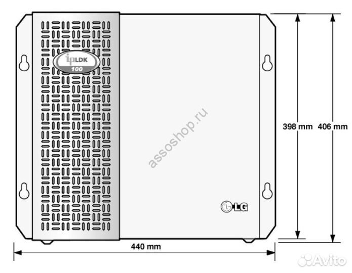 Цифровая офисная атс LG-Nortel IP LDK-100 Б/У