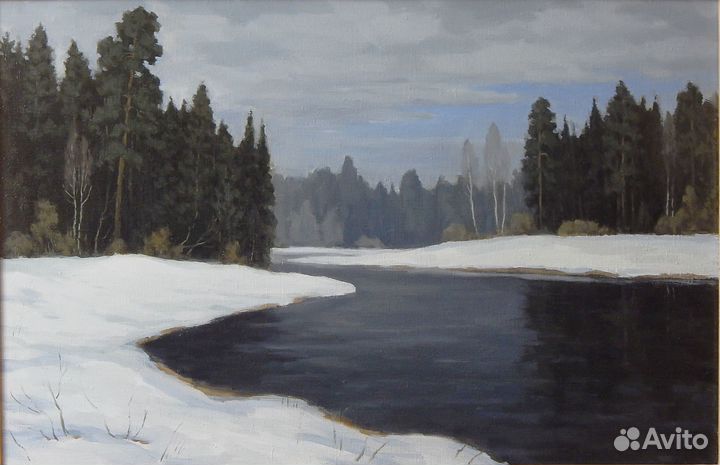 Картина, живопись, масло, холст