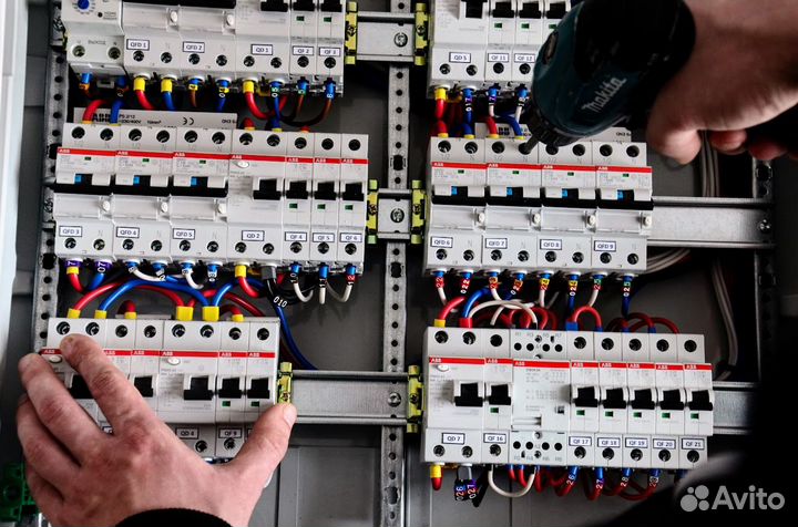 Услуги электрика, электромонтаж, штробление