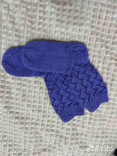 Вязанные носки женские