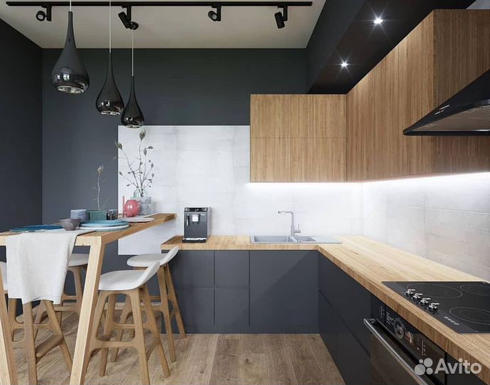 Классические кухни на заказ любых размеров