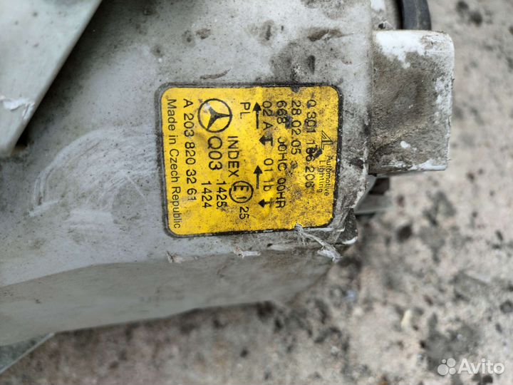 Фары мерседес с203