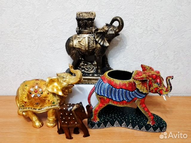 Слоны статуэтки