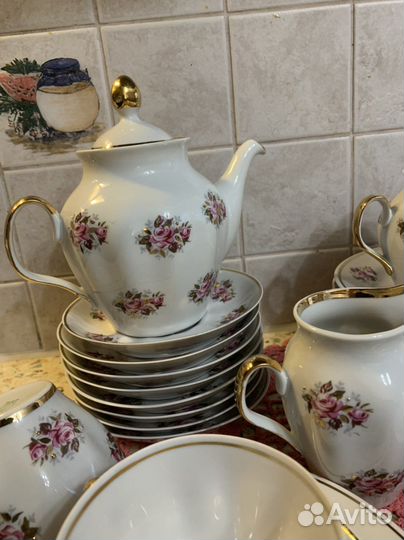 Сервиз чайно-кофейный Сигулда Рига