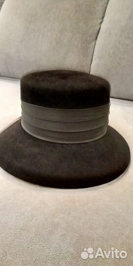 Шляпа женская черная