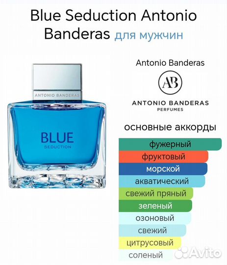 Antonio Banderas blue seduction