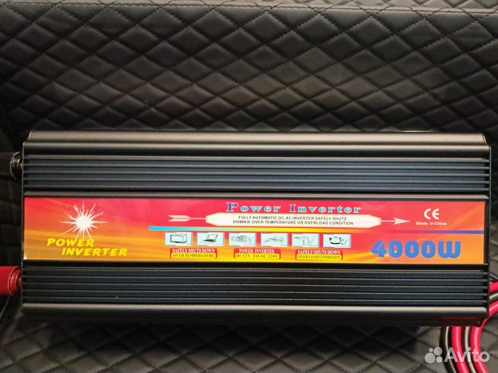 Автомобильный инвертор с 12 на 220 3000w