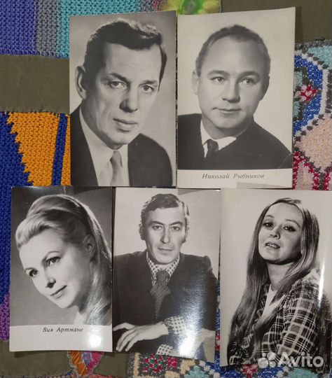 Открытки СССР с артистами