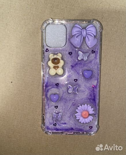 Чехол из эпоксидной смолы на iPhone