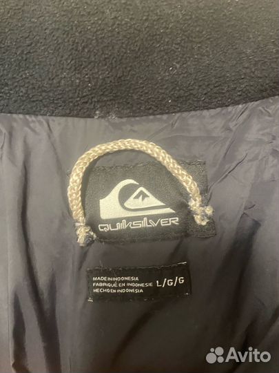 Куртка Quiksilver Warmy Rush L Jacket Оригинал