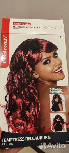Парик красный