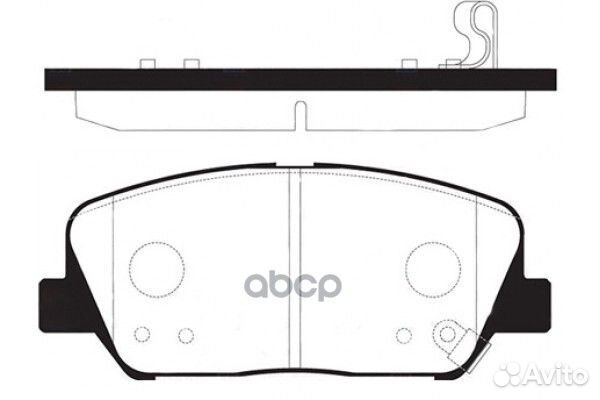Колодки торм.пер. hyundai i40 11/ix35 10, KIA