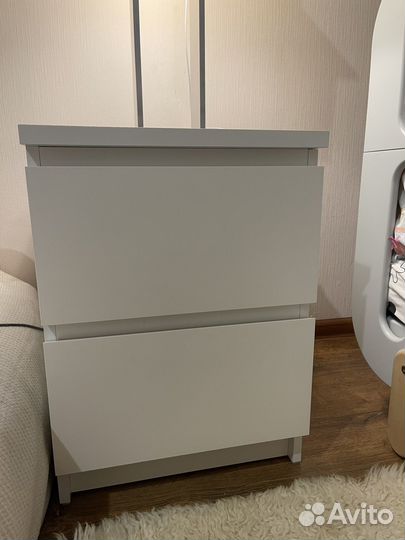 Тумба прикроватная Икеа Мальм