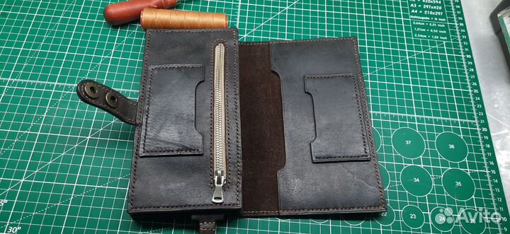 Барсетка кожаная мужская