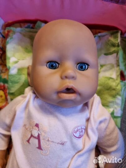 Кукла baby annabell с кроваткой