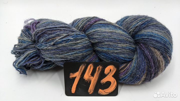 Пряжа дундага синие тона dundaga 6.1 и 6.2