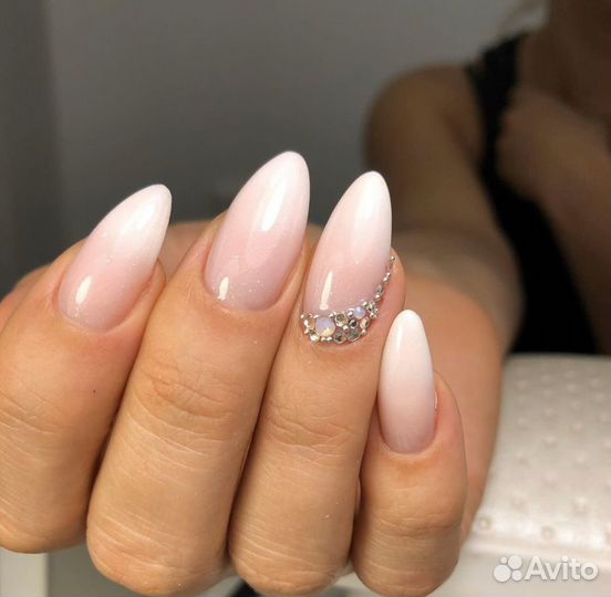 Наращивание ногтей,кор-ция,покрытие г/лак Педикюр