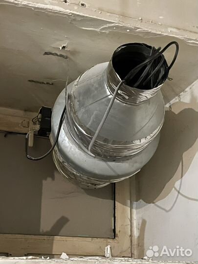 Мотор для вытяжки в подарок трубы